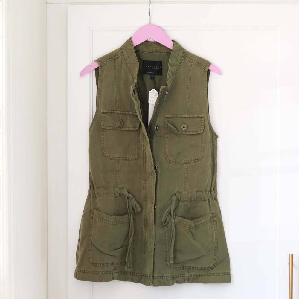 Sanctuary Army Green Canyon Vest